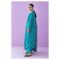 Unstitched 3 Piece Printed Lawn Shirt, Cambric Pant and Lawn Dupatta, Teal, 54861