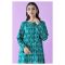 Unstitched 2 Piece Printed Lawn Shirt and Lawn Pant, Teal, 56227