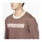 Basix Men's Impression Sweatshirt, Vanilla Brown, MSS-602