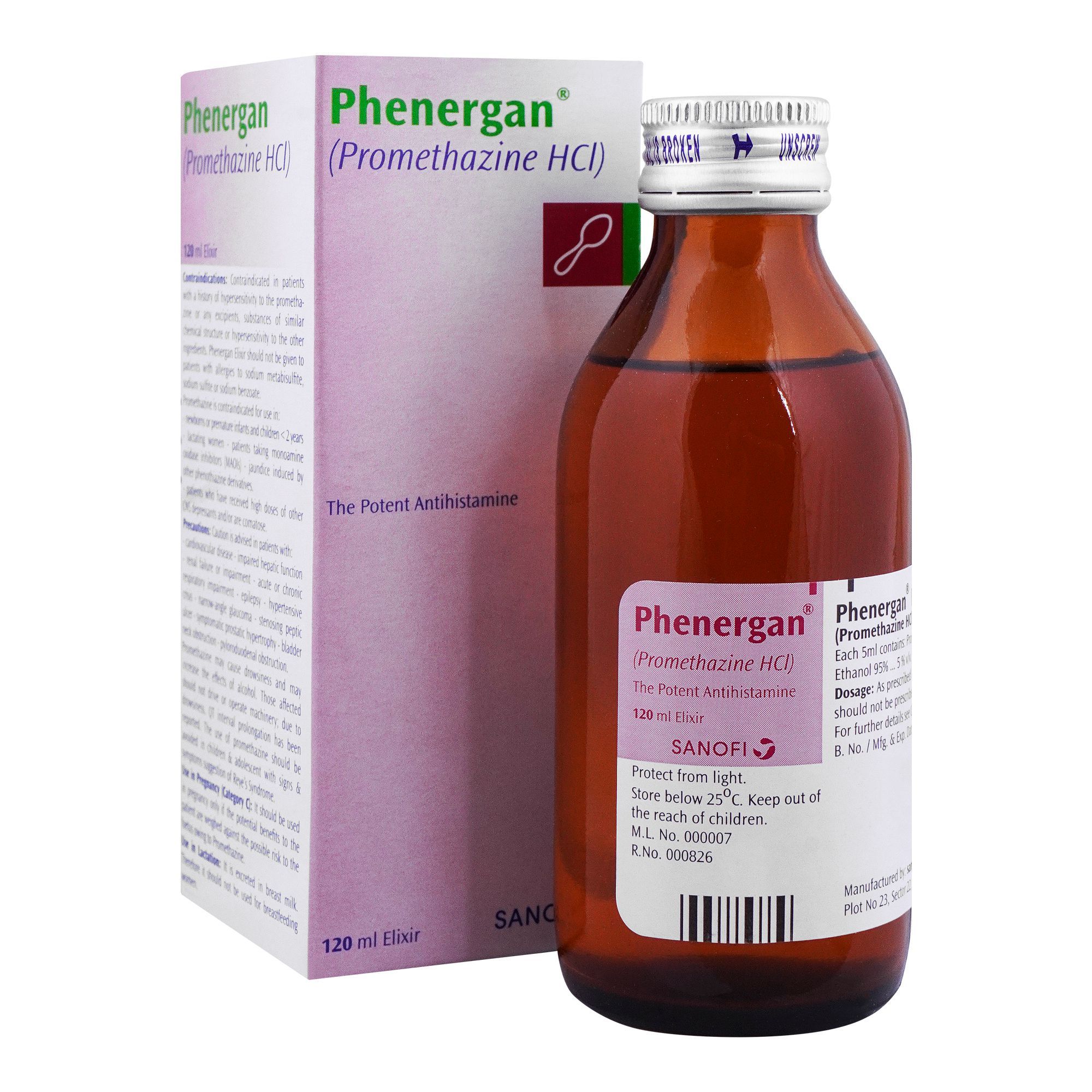 Phenergan Elixir, 120ml