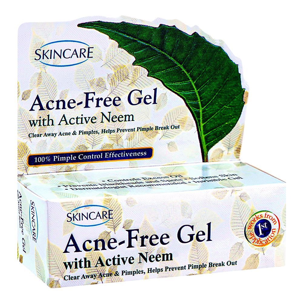 Skincare Acne-Free Gel with Active Neem, 24g