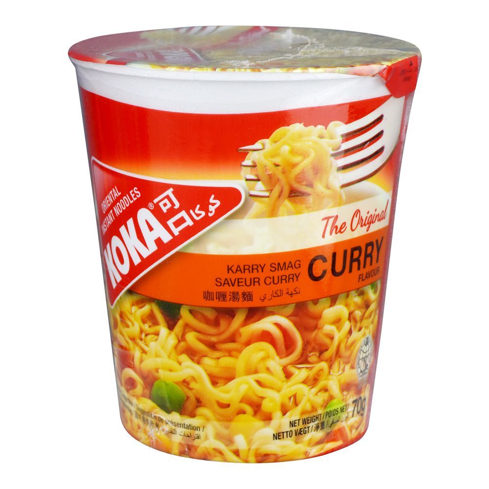 Koka Curry Noodles Cup, 70g