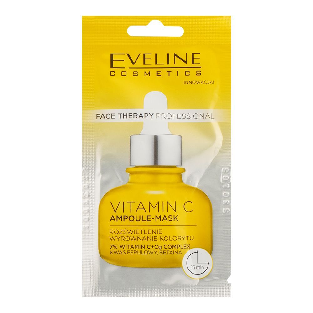 Eveline Face Therapy Professional Vitamin C Ampoule Mask, 8ml price in Pakistan