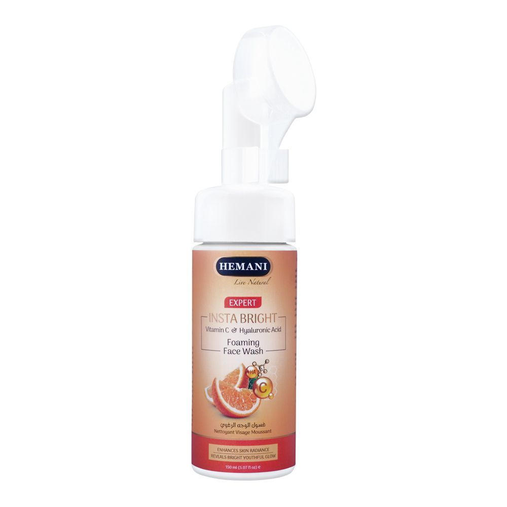 Hemani Expert Insta Bright Vitamin C & Hyaluronic Acid Foaming Face Wash, 150ml price in Pakistan