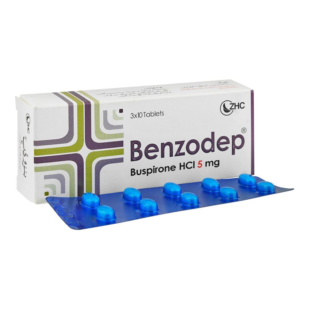 Benzodep Tablets 5mg, Strip (10 Tablets) price in Pakistan