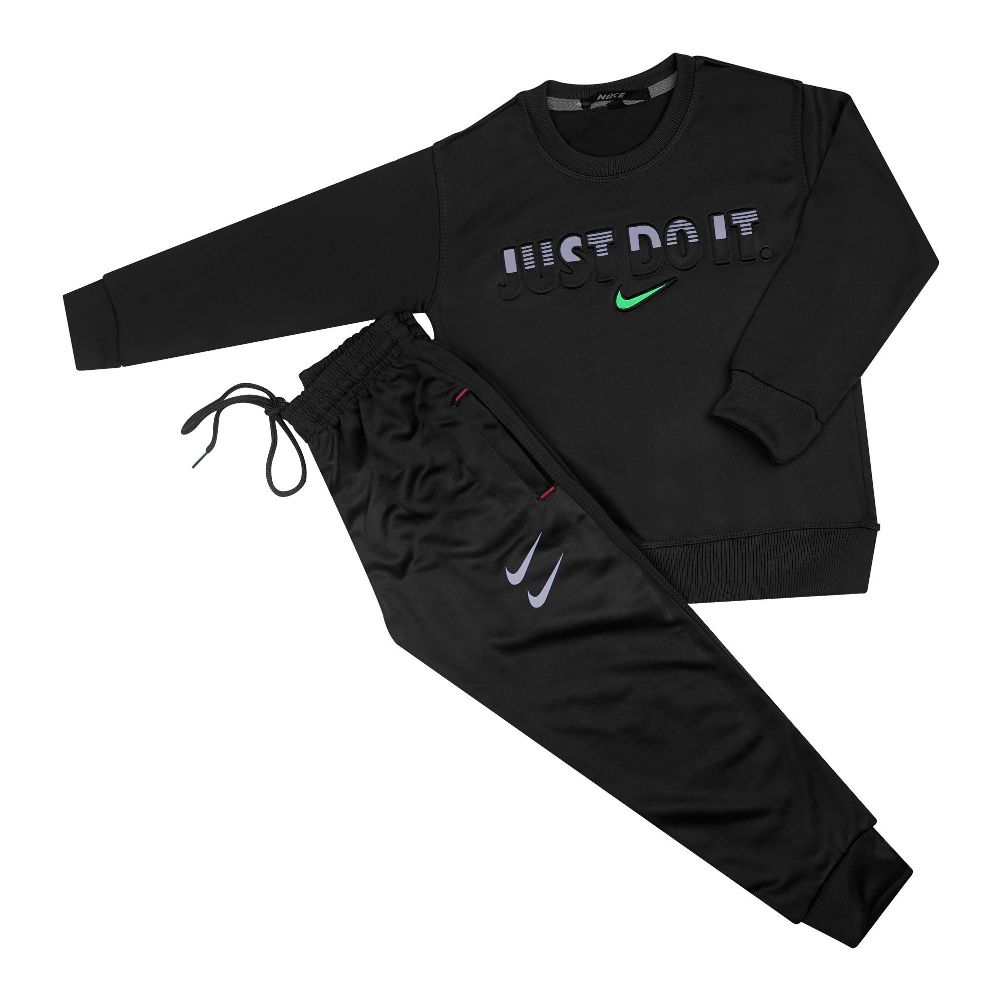 Kids Tracksuit, Sweatshirt and Trouser, Black, JDI price in Pakistan
