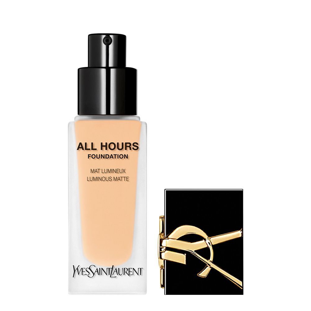 Yves Saint Laurent All Hours Liquid Foundation, Full Coverage, Luminous Matte, SPF-39, PA+++, 25ml, LN4