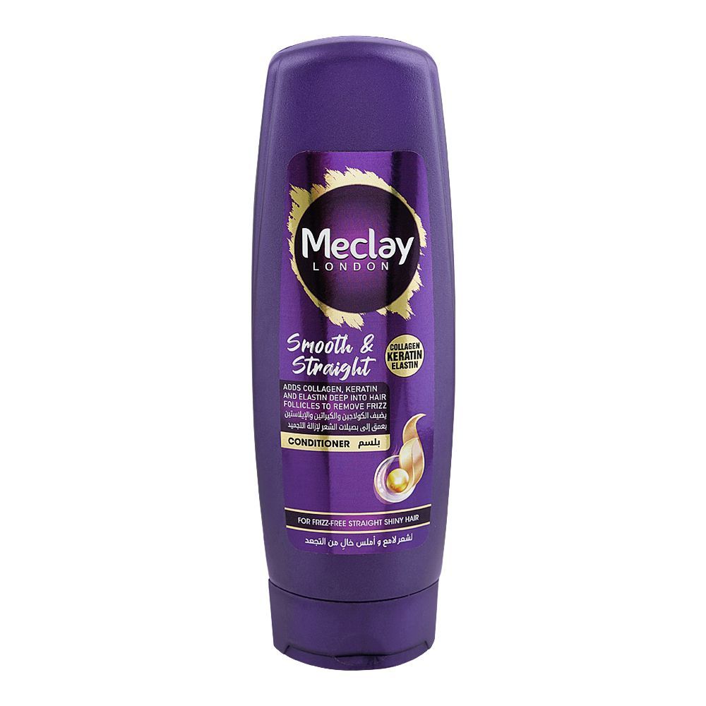 Meclay London Collagen Keratin Elastin Smooth & Straight Conditioner, Vitamin E, 180ml price in Pakistan