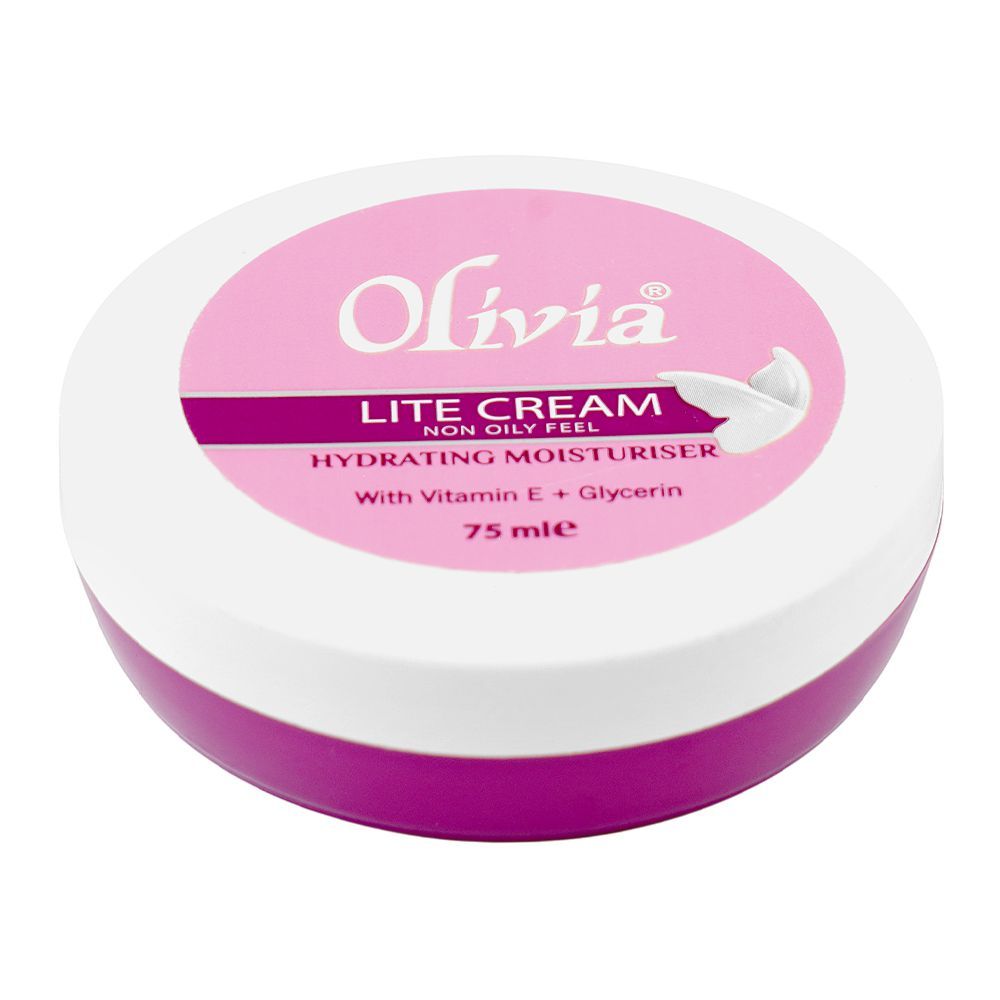 Olivia Lite Cream Hydrating Moisturizer, Vitamin E + Glycerin, 75ml price in Pakistan
