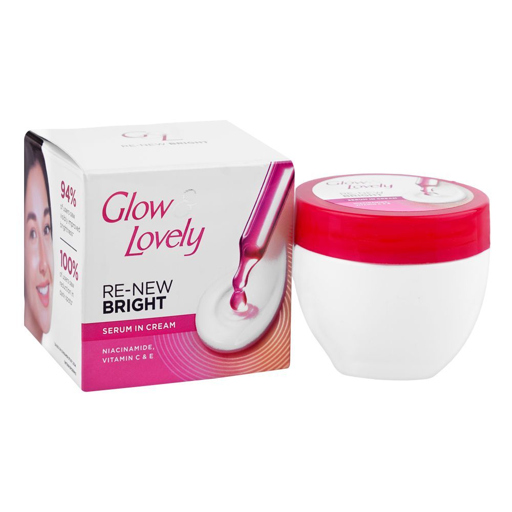 Glow & Lovely Re-New Bright Serum In Cream, Niacinamide, Vitamin C, 62ml price in Pakistan