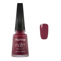 Buy Flormar Matte Nail Enamel, M23 Burgundy In Matte, 11ml Online at ...