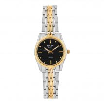 Order Omax Women's Black Round Dial With Two Tone Bracelet Analog Watch ...