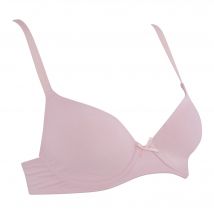 BLS - Pero Wired And Padded Cotton Bra - Pink