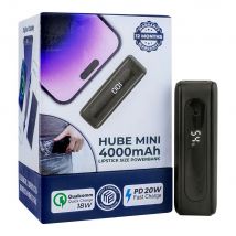 Buy Hube 4000 mAh Fast Charging Mini Power Bank Matte Black Online at Best  Price in Pakistan 