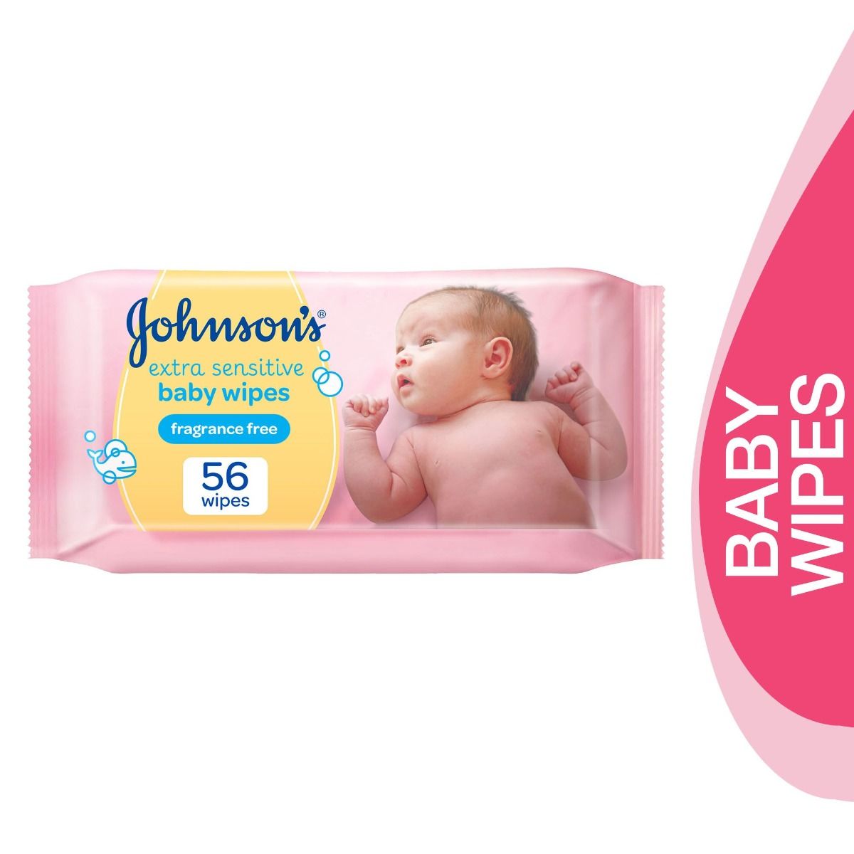 Order Johnson's Extra Sensitive Baby Wipes, Fragrance Free, 56