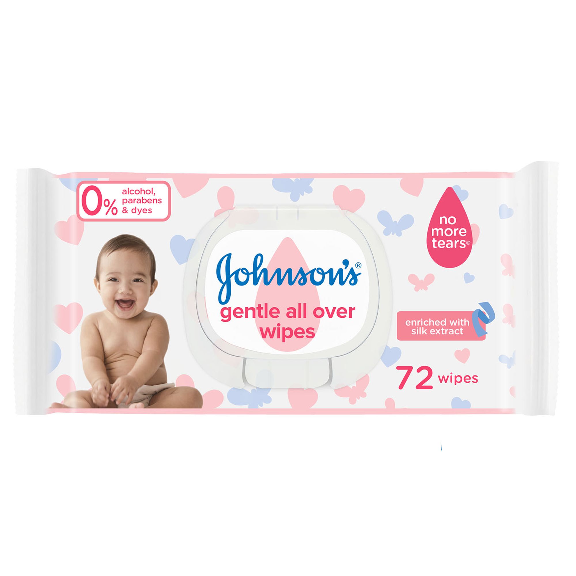 Buy Johnson's Gentle All Over Baby Wipes, 72-Pack Online at Best