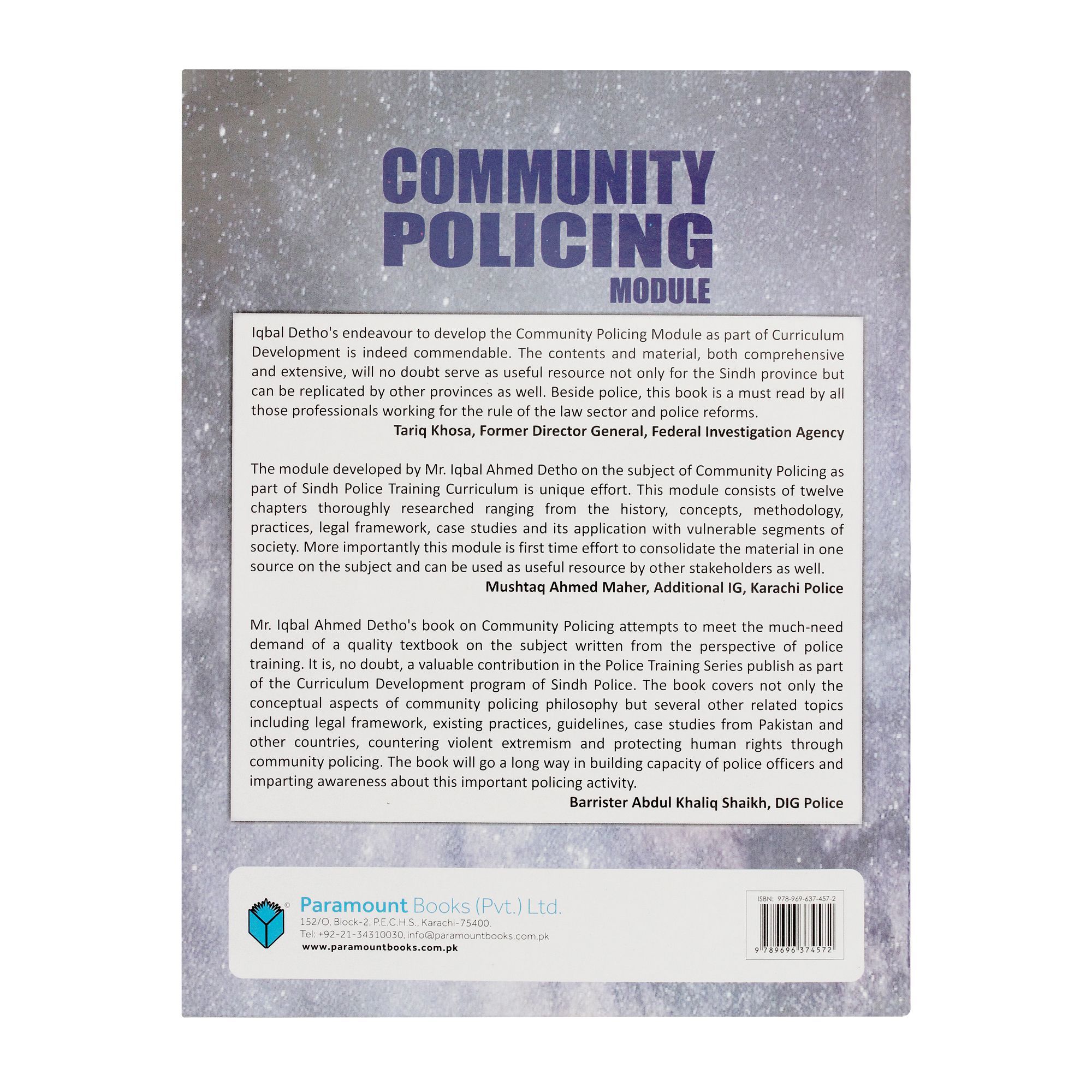 Basic Police Development Learning Programme Book Buy Police Training Series: Community Policing Module Online at Special ...