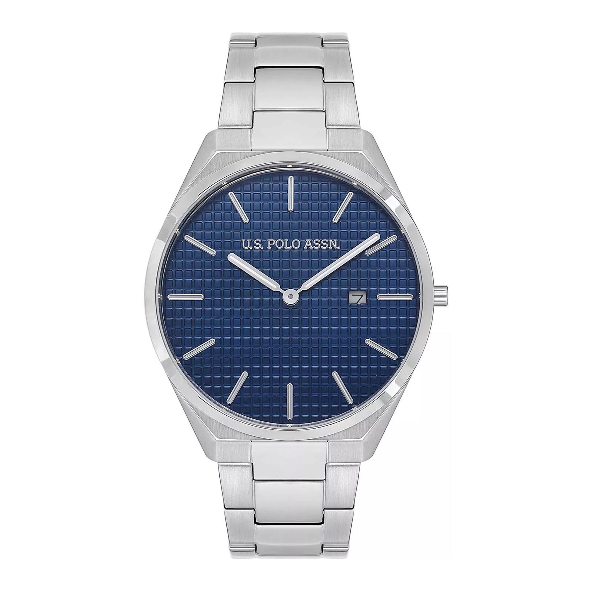 Order Polo Men's Metallic Chain Round Dial Chronograph