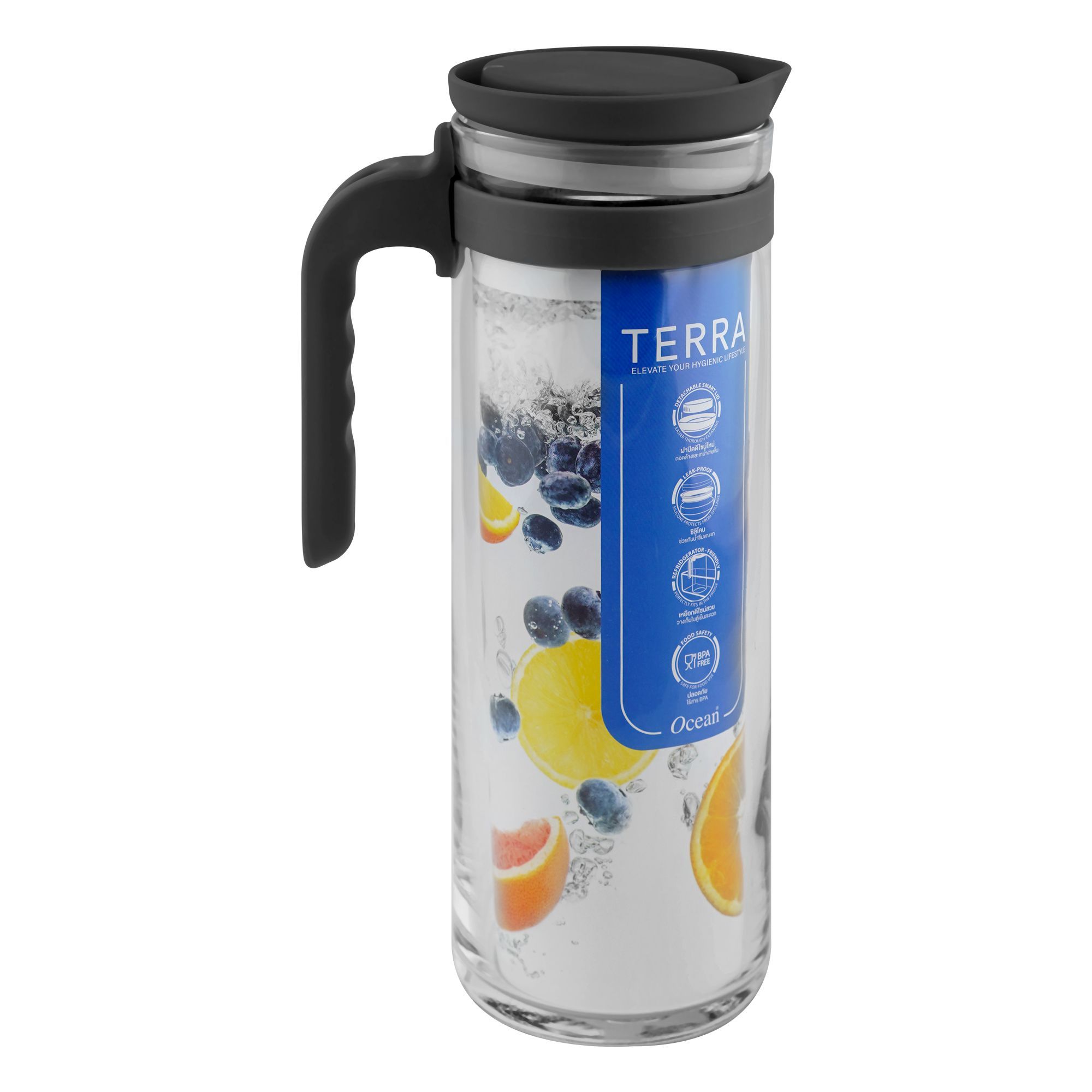 Ocean Terra Pitcher, BPA Free, 1390ml, 24349