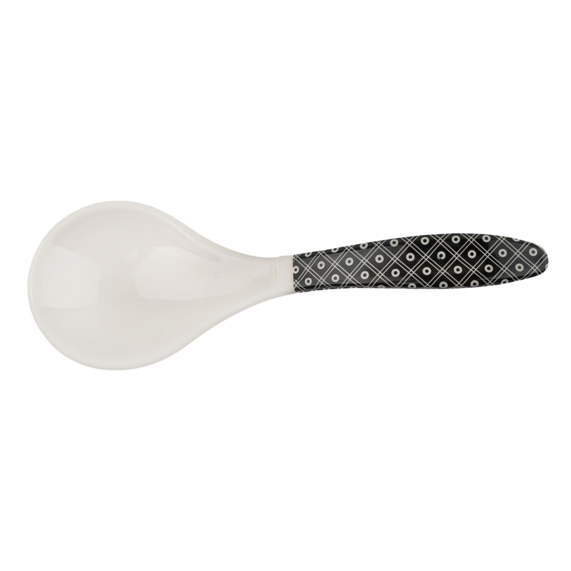 Lumin Spoon Sky Melamine Soup Spoon Big, New Black, 1-Pack