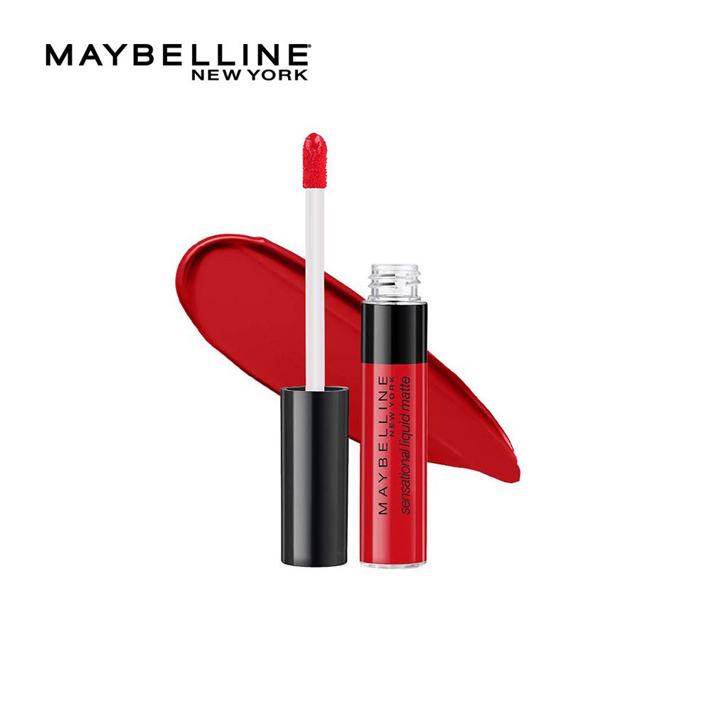 Maybelline New York Color Sensational Liquid Matte Lipstick, 01 To The Fullest