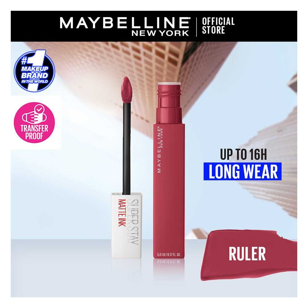 Maybelline Superstay Matte Ink Lipstick, 80 Ruler