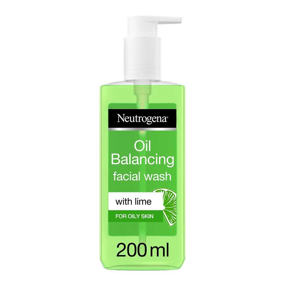 Neutrogena Oil Balancing Facial Wash, With Lime, For Oily Skin, 200ml