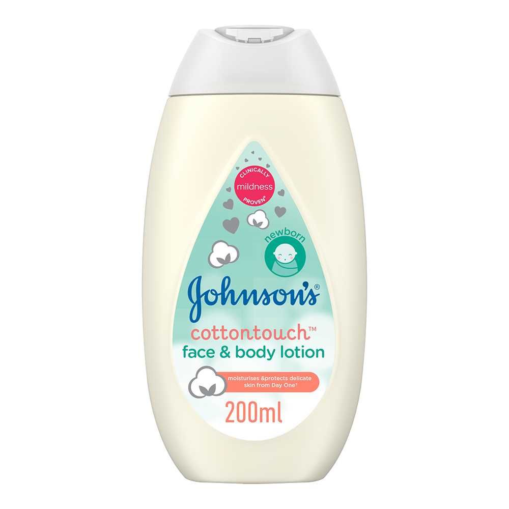 Johnson's Cotton Touch Face & Body Lotion, 200ml