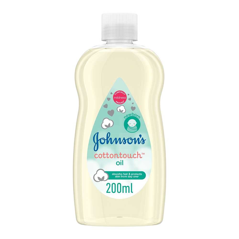 Johnson's Cotton Touch Baby Oil, 200ml