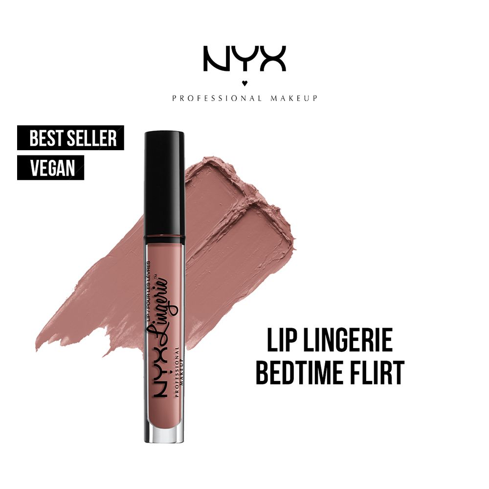 NYX Liquid Lipstick Lip Lingerie, 08 Bedtime Flirt