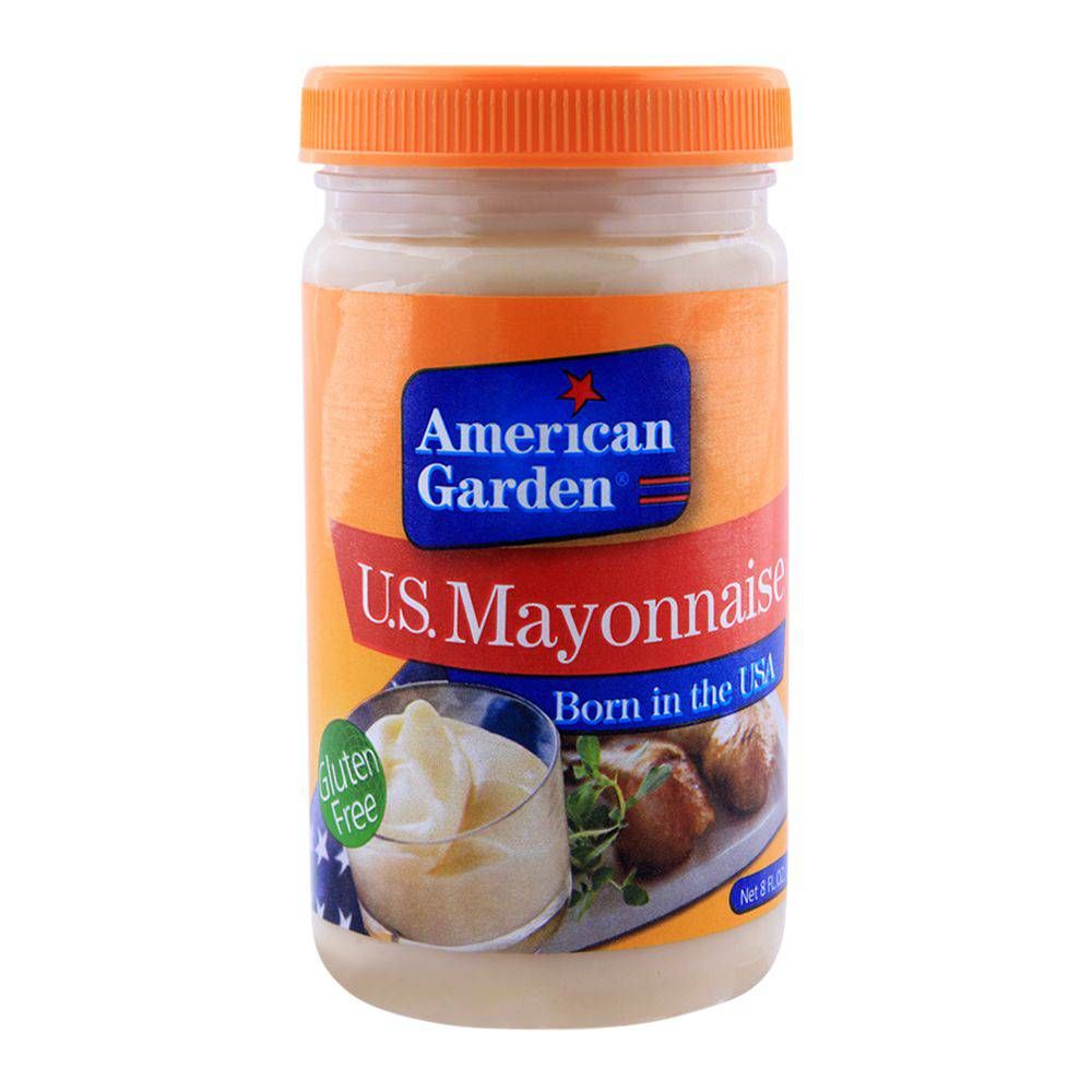 American Garden U.S. Mayonnaise, Gluten Free, 8oz/237ml