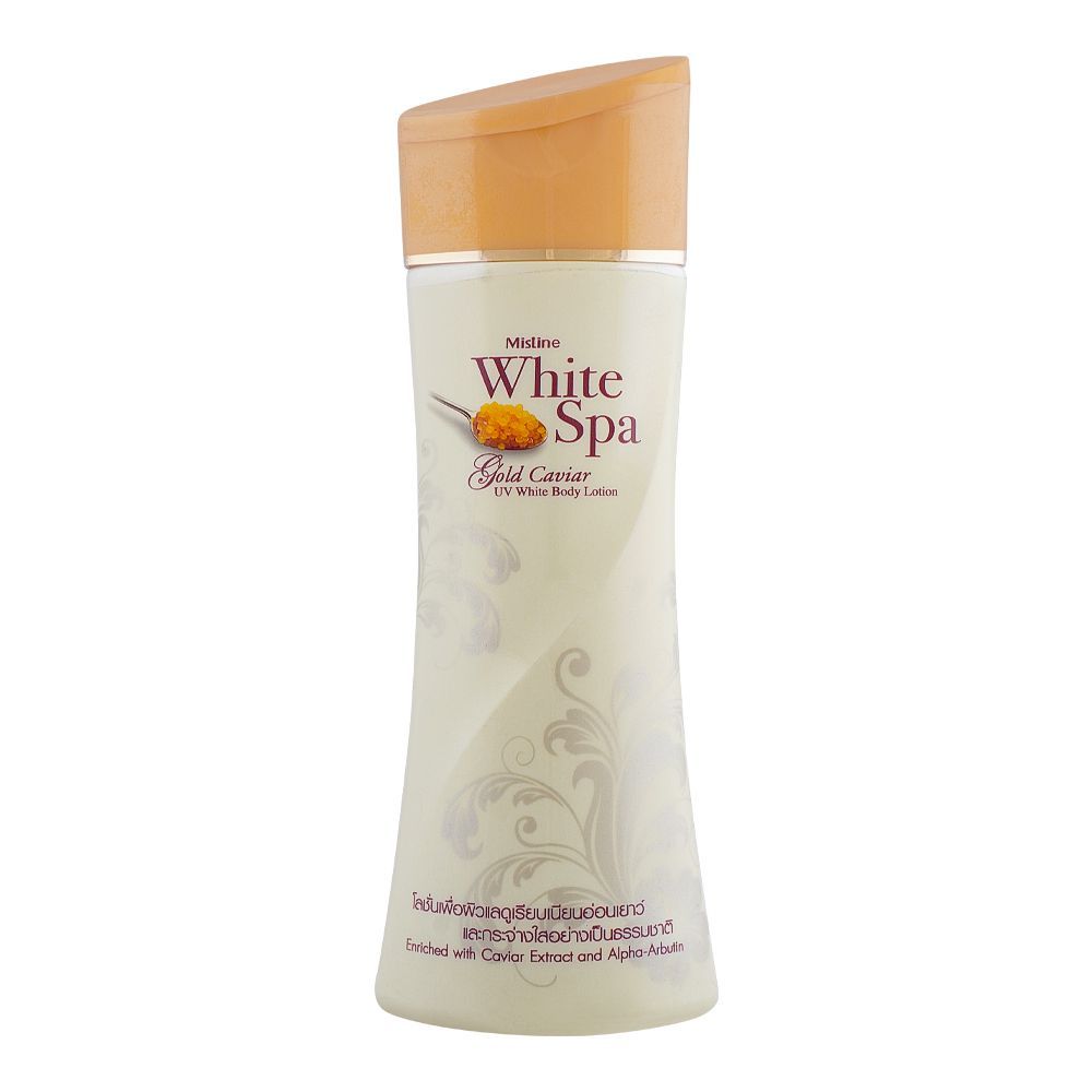 Mistine White Spa Gold Caviar UV White Body Lotion, 200ml