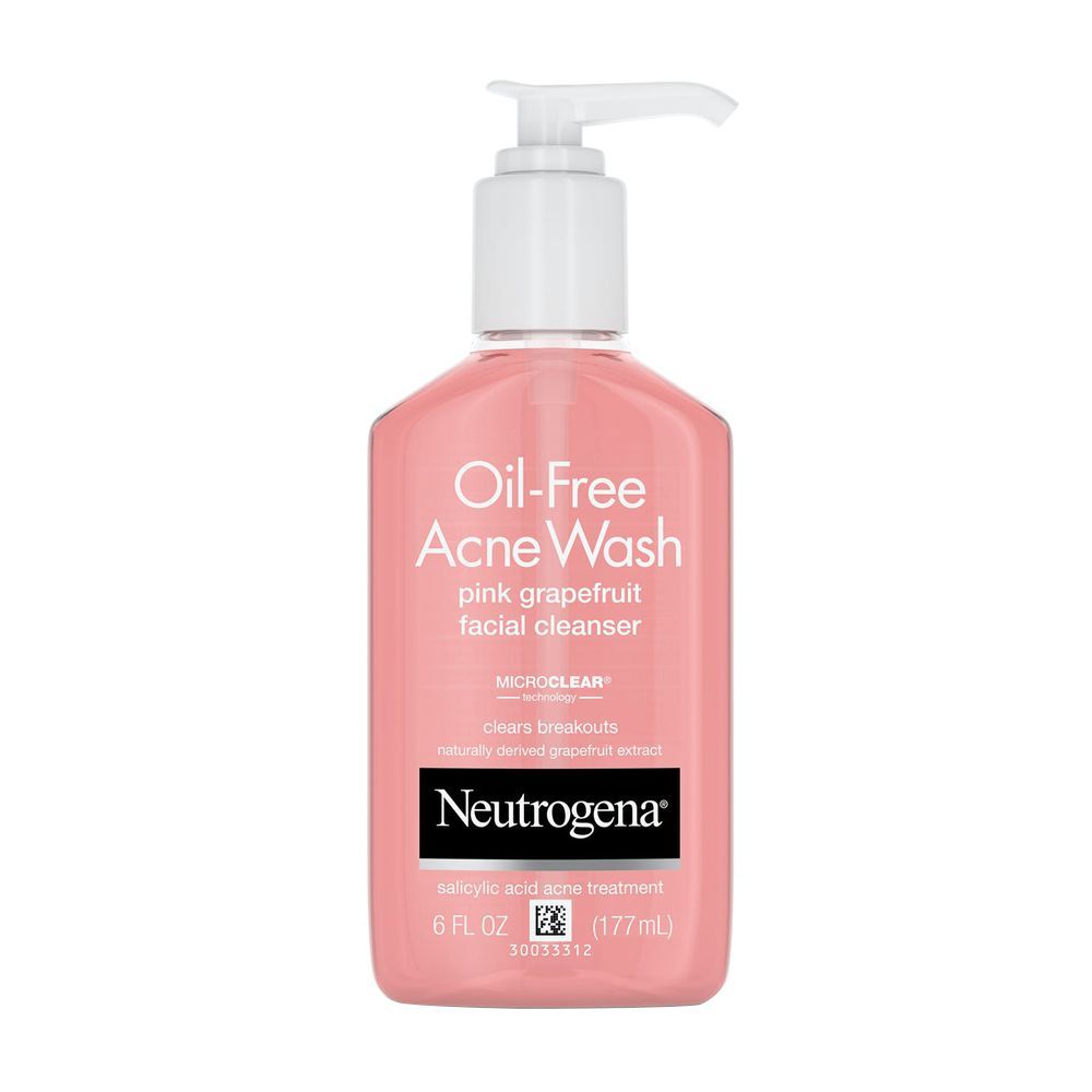 Neutrogena Pink Grape Oil-Free Acne Wash, 177ml