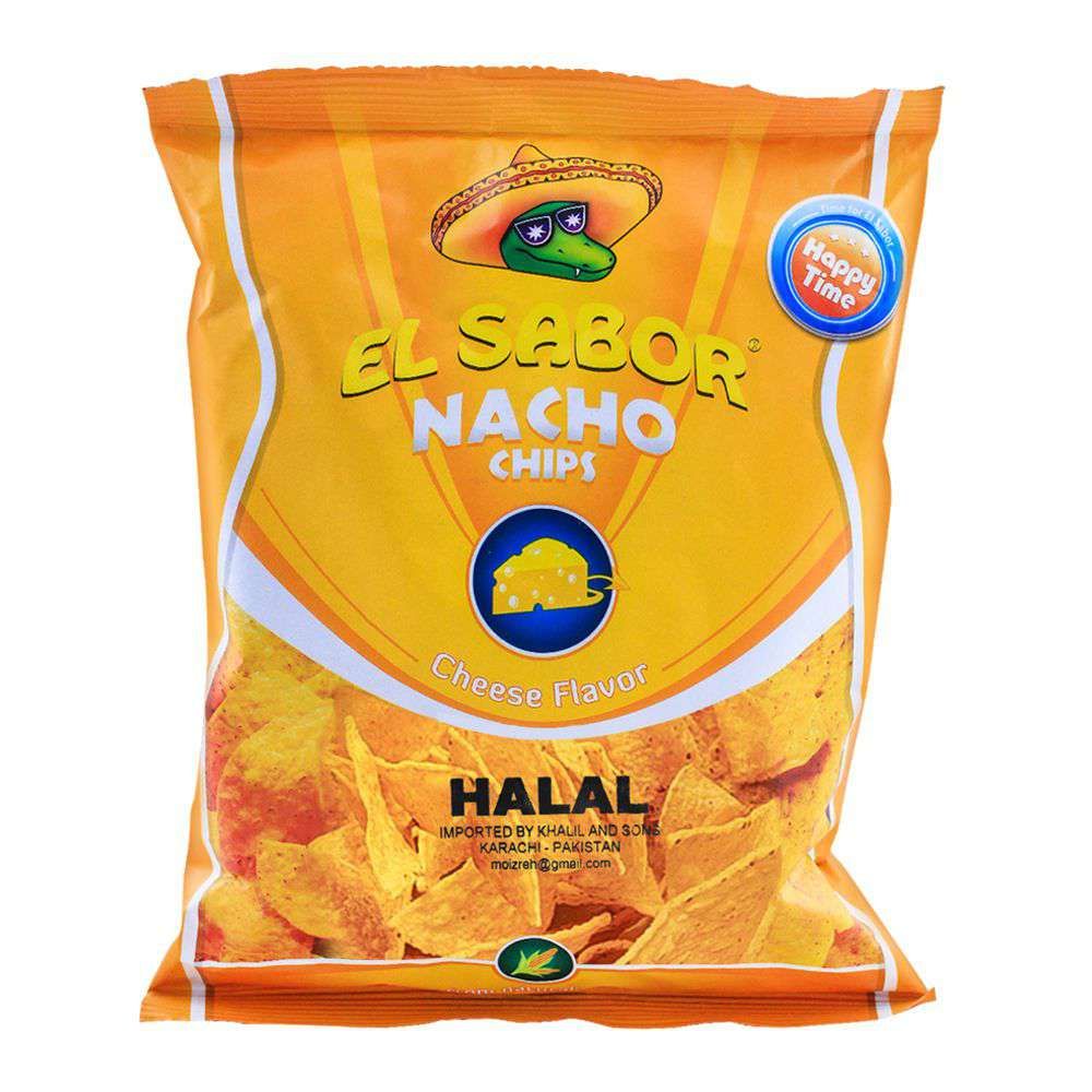 EL Sabor Nacho Chips, Cheese Flavor, 100g