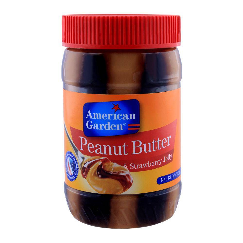 American Garden Peanut Butter & Strawberry Jelly, 510g