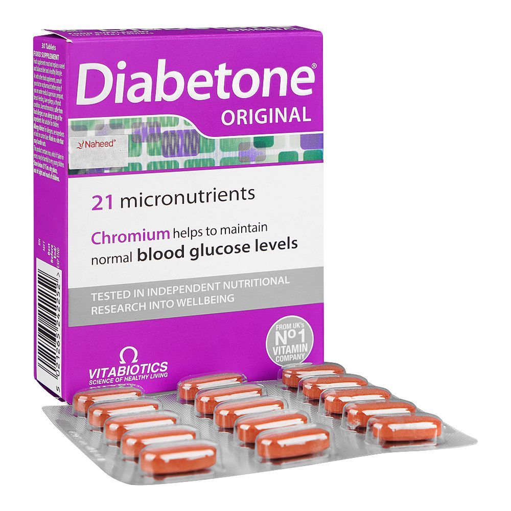 Diabetone Orignal Tablets, 30-Pack