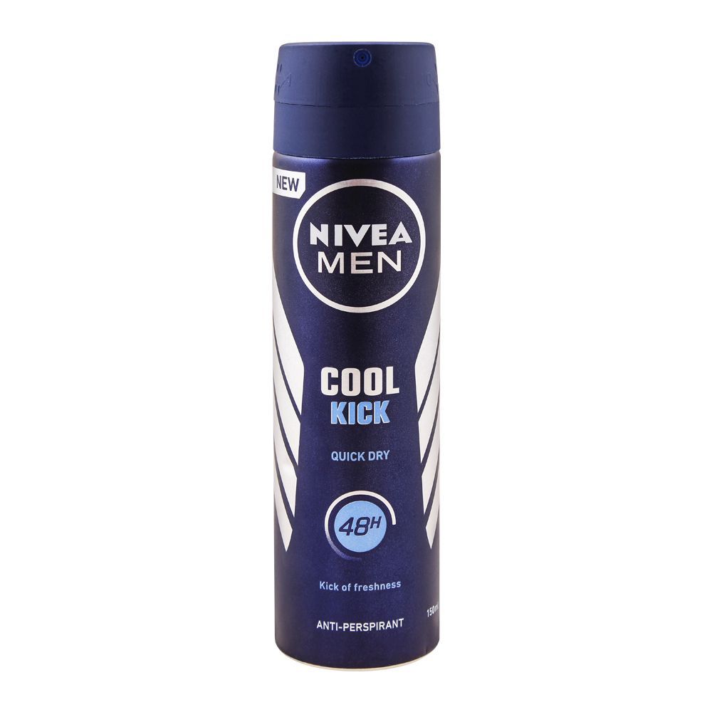 Order Nivea Men 48H Cool Kick Quick Dry Deodorant Spray, 150ml Online ...