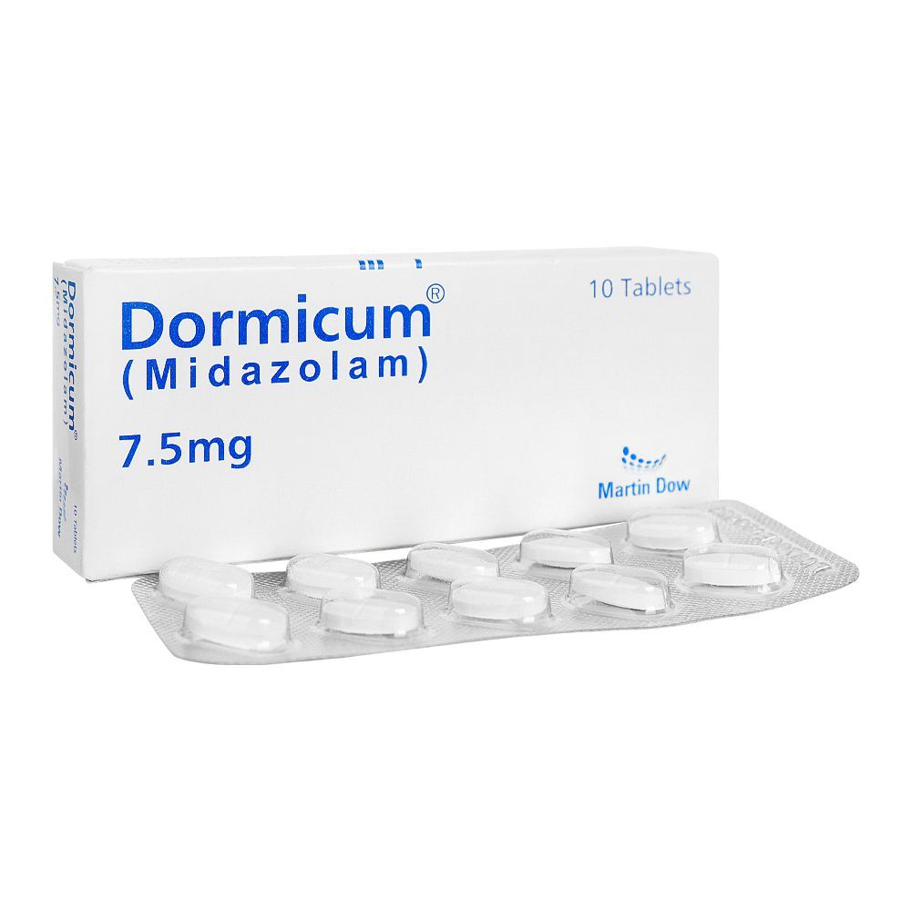 Martin Dow Dormicum Tablets, 7.5mg, 10 Tablets