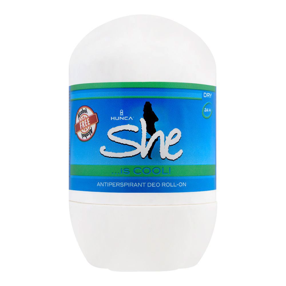 She Is Cool Antiperspirant Roll-On Deodorant For Women, Alcohol Free, 40ml