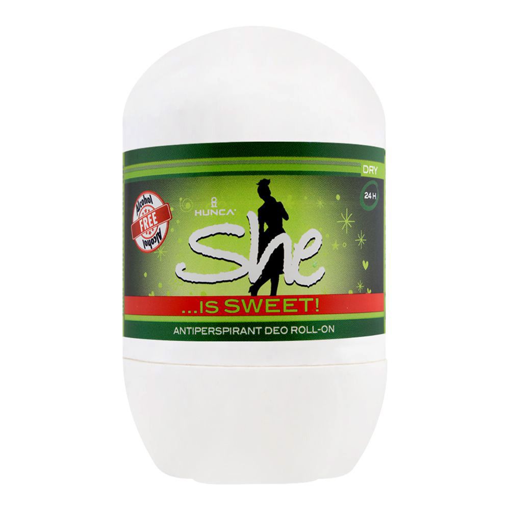 She Is Sweet Antiperspirant Roll-On Deodorant For Women, Alcohol Free, 40ml