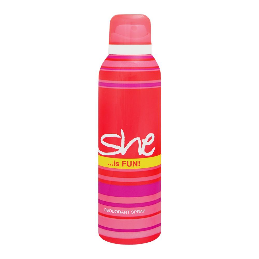 She Is Fun Deodorant Spray, For Women, 200ml