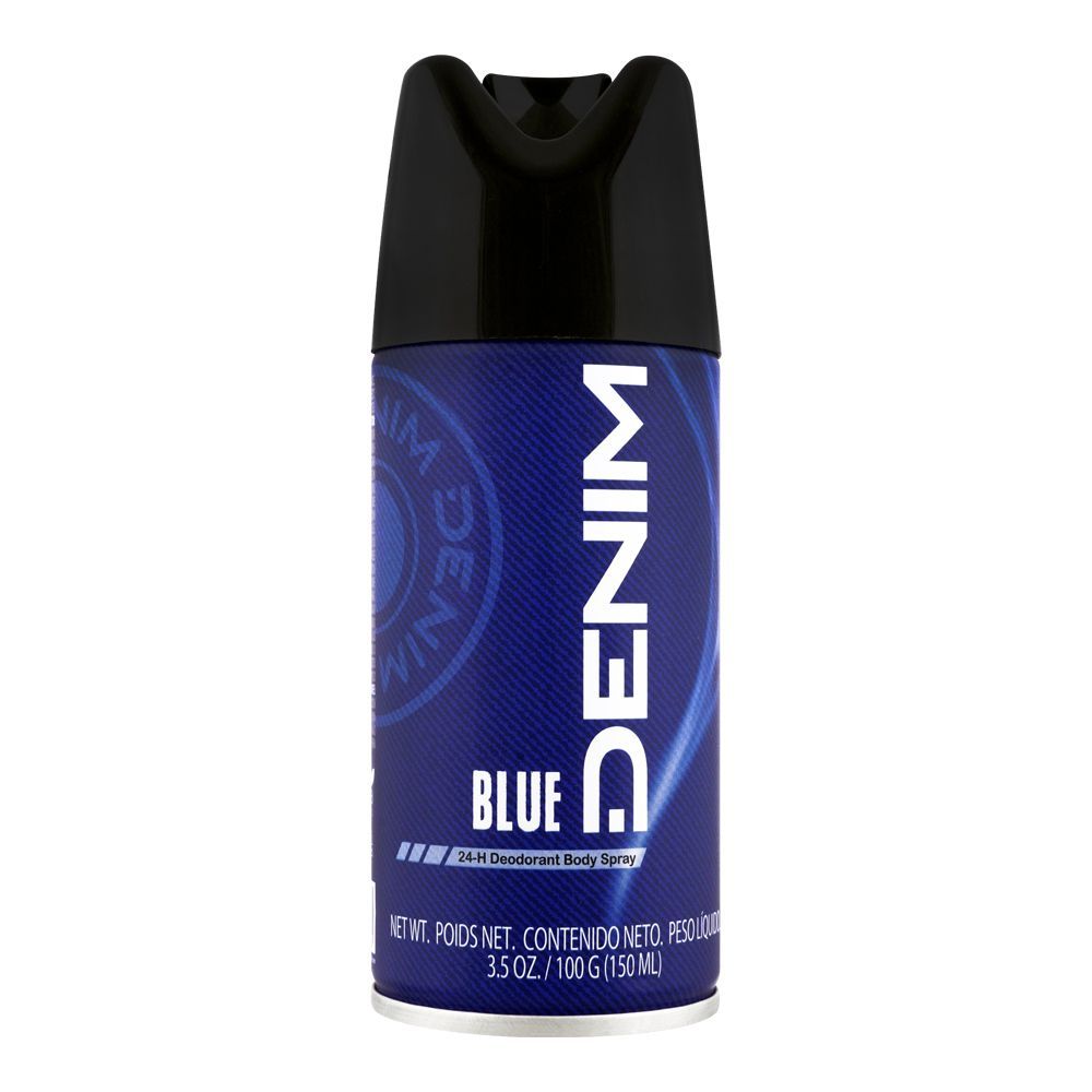 Denim Blue Deodorant Body Spray, For Men, 150ml