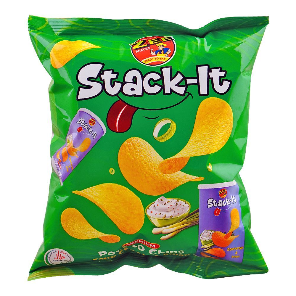 Zee Stack-It Sour Cream & Onion Potato Chips