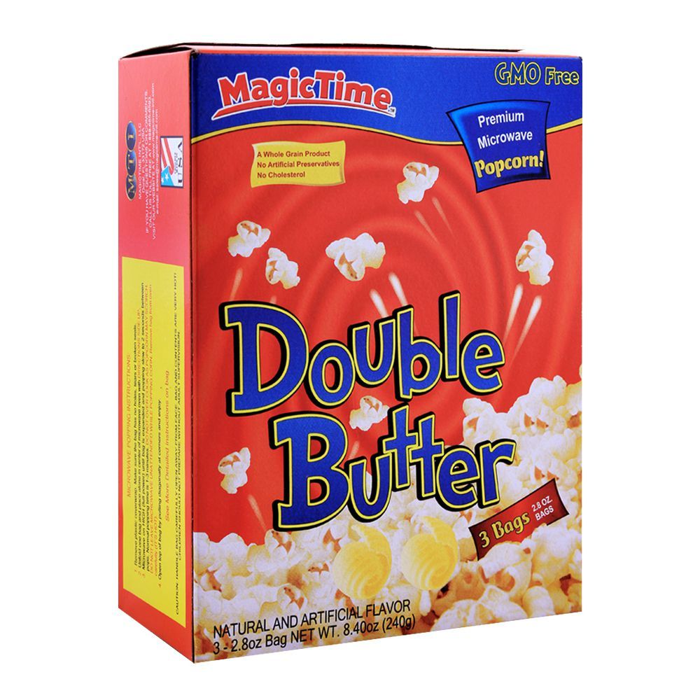 MagicTime Double Butter Popcorn 240g