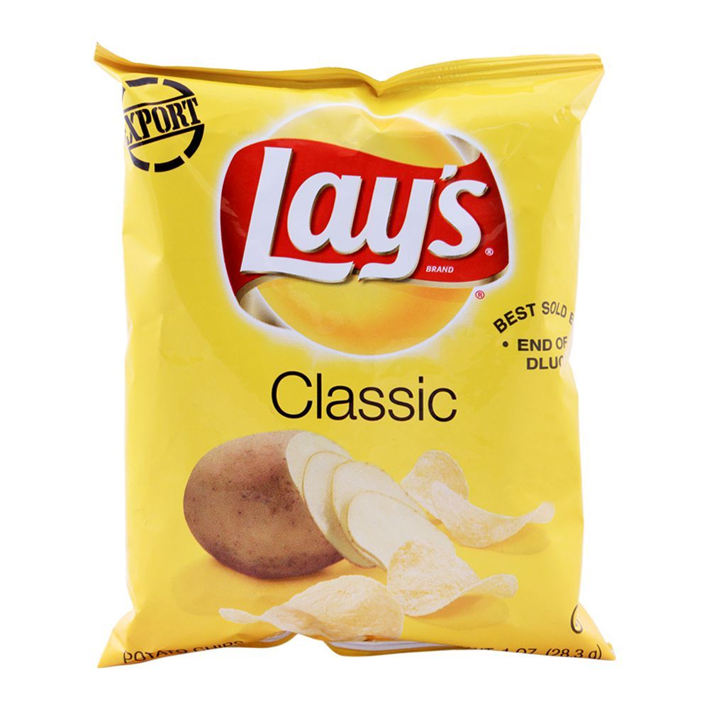 Lay's Classic Potato Chips (Imported), 28.3g/1oz