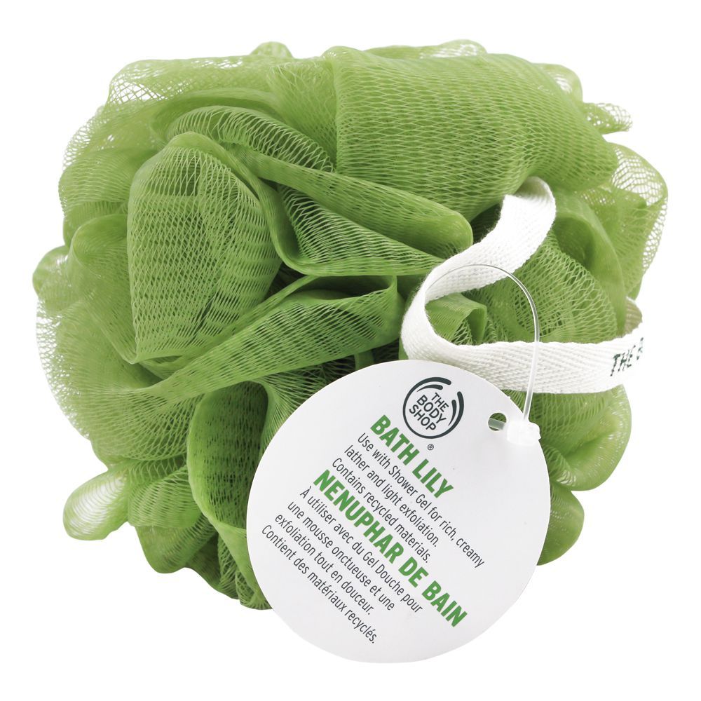 The Body Shop Bath Lily, Loofah, Green