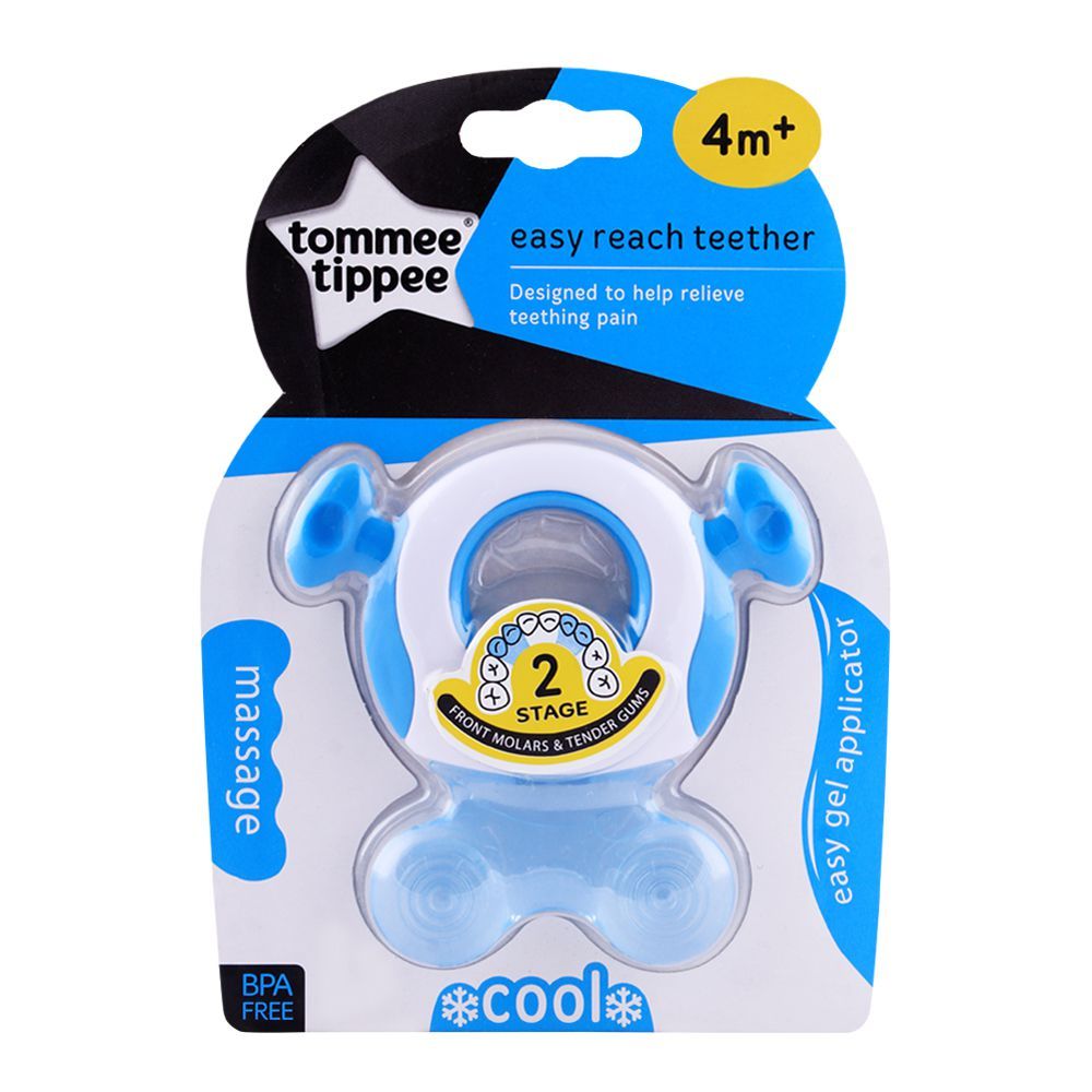 Tommee Tippee Triple Action Stage 2 Teether 4m+ (Blue)