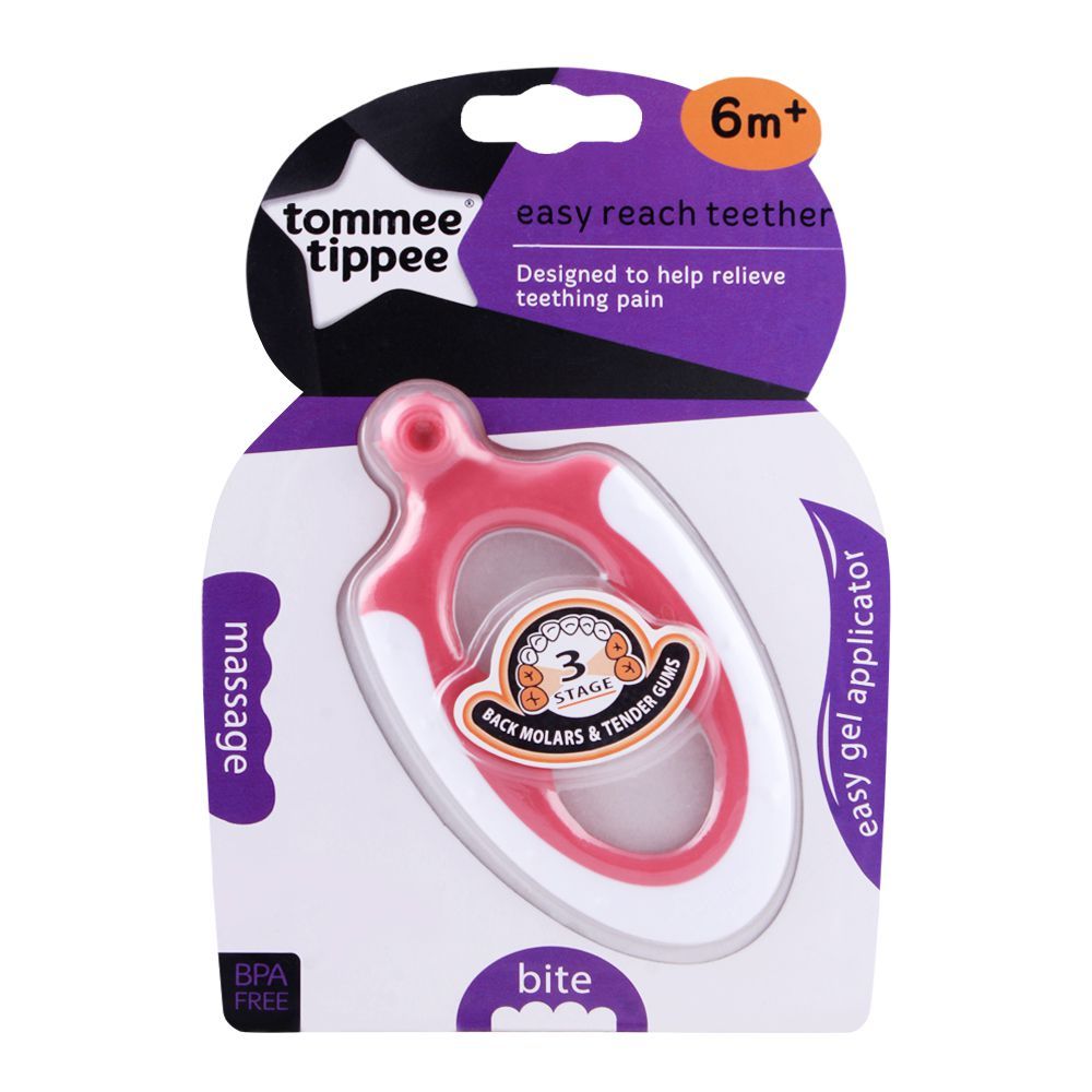 Tommee Tippee Triple Action Stage 3 Teether 6m+ (Red)