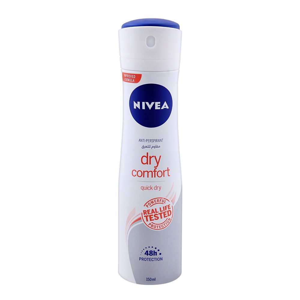 Nivea 48H Dry Comfort, Quick Dry, Deodorant Spray 150ml