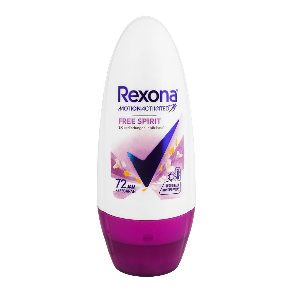 Rexona Motion Activated 72 Hours Free Spirit Roll On, For Women, 50ml